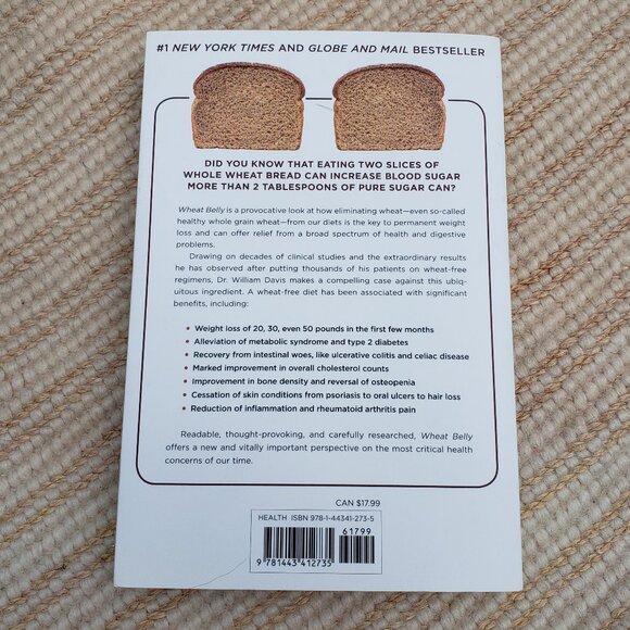 Wheat Belly by William Davis, softcover - Picture 2 of 3